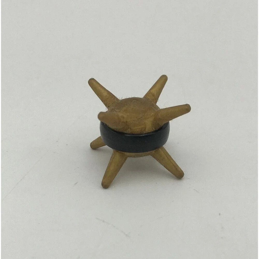 LEGO Bionicle - Thornax Fruit Spiked Ball with Black Band - Pearl Gold